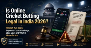 is online cricket betting legal in india